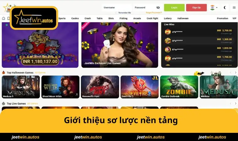 Tải App JEETWIN 1 Giới thiệu sơ lược nền tảng