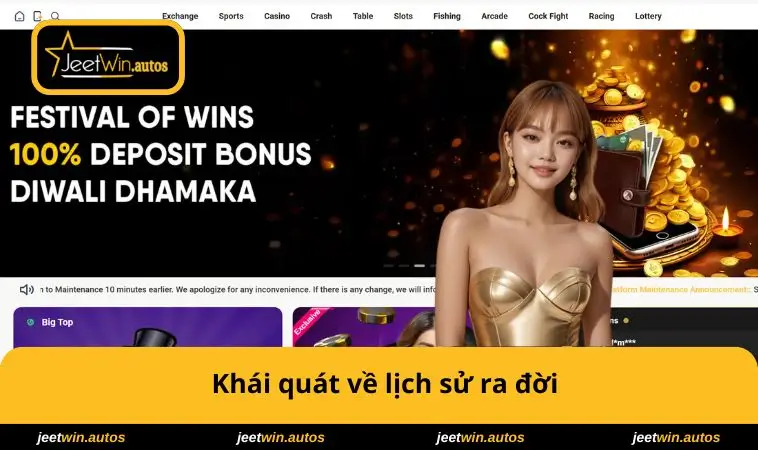 Giới Thiệu JEETWIN 1 Khái quát về lịch sử ra đời